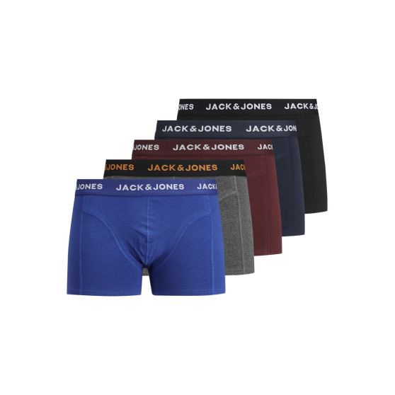 5PACK pánské boxerky Jack and Jones vícebarevné (12167028)