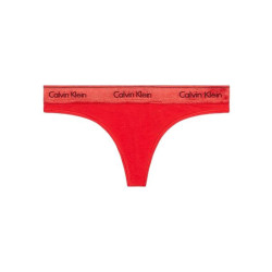 Dámská tanga Calvin Klein nadrozměr červená (QF7450E-XAT)