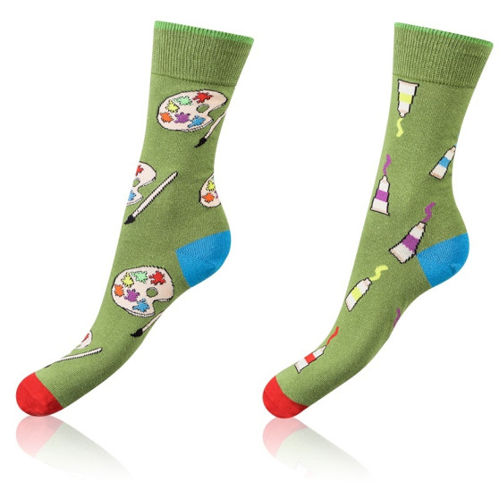 4PACK ponožky crazy Bellinda vícebarevné (BE481044-006 A)