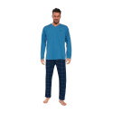 Pánské pyžamo Cornette Derby modré (124/240)