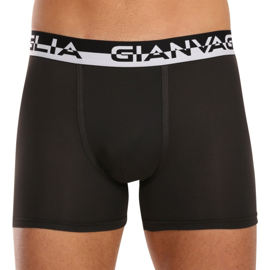 5PACK pánské boxerky Gianvaglia černé (GVG-5008)