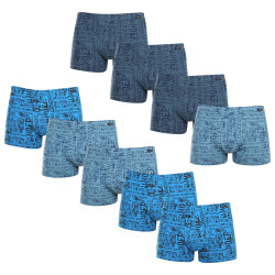 9PACK pánské boxerky Andrie modré (PS 5584)