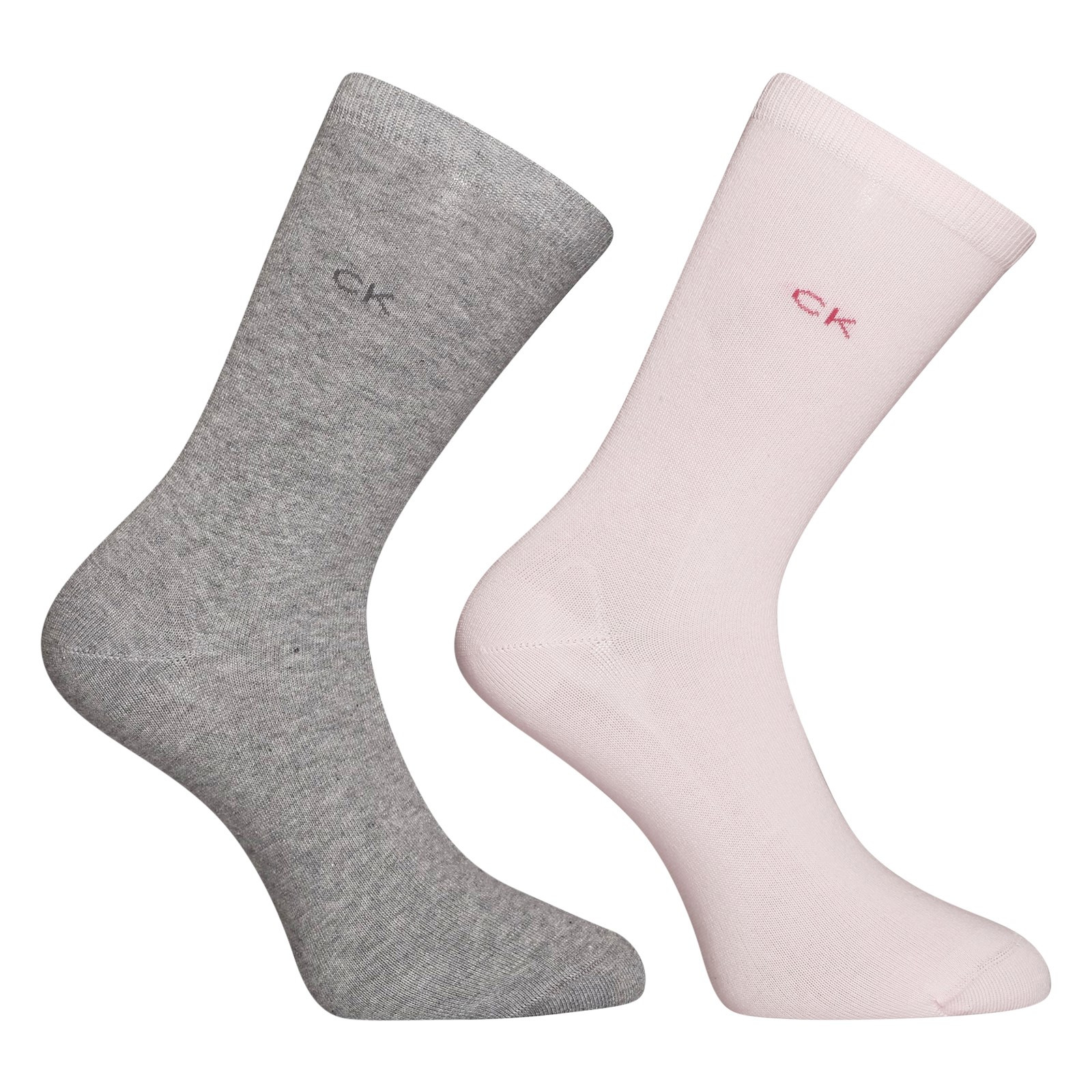 E-shop 2PACK dámské ponožky Calvin Klein vysoké vícebarevné