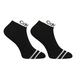2PACK dámské ponožky Calvin Klein kotníkové vícebarevné (701218775 001)