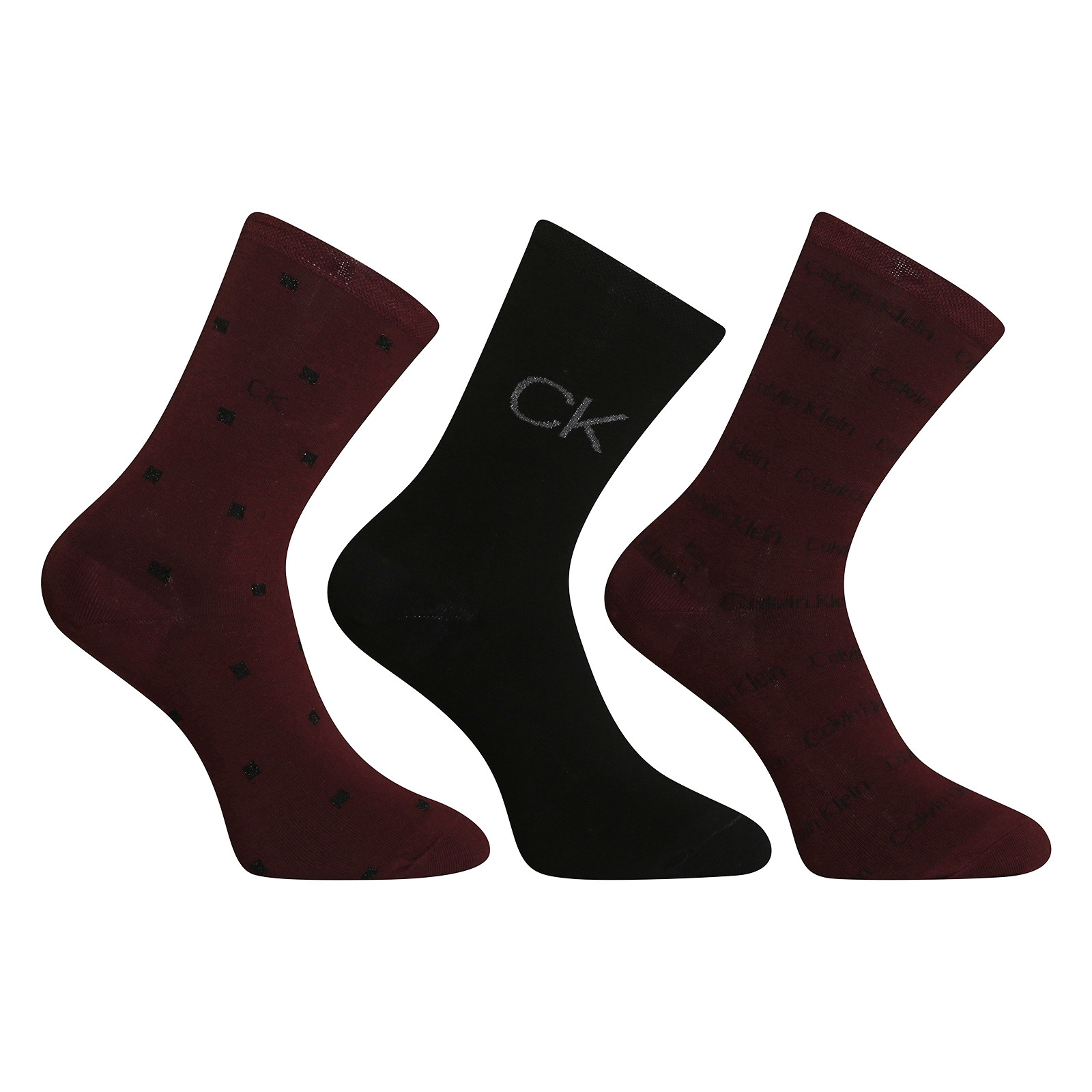 E-shop 3PACK dámské ponožky Calvin Klein vícebarevné
