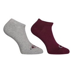 2PACK dámské ponožky  Calvin Klein nízké vícebarevné (701226013 003)
