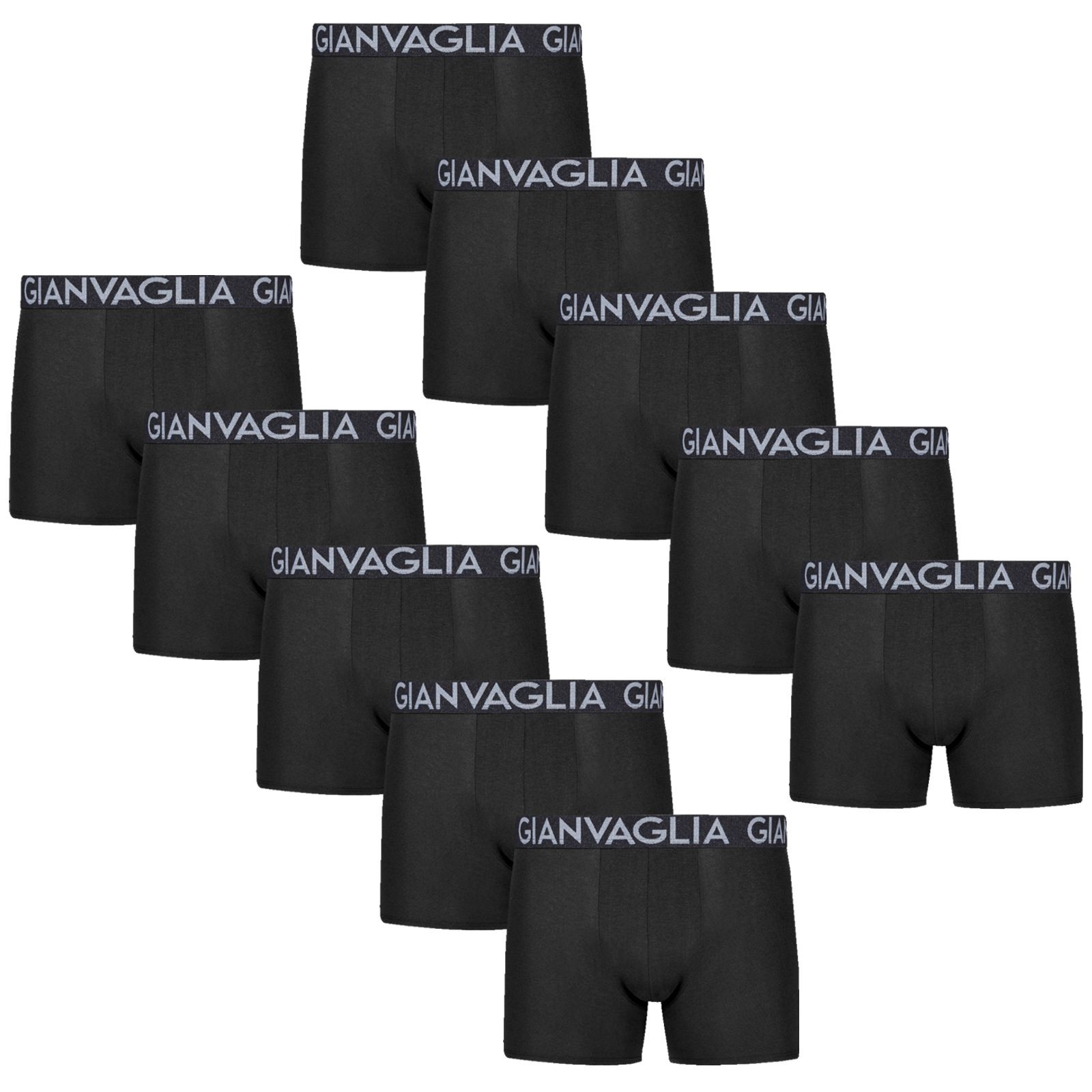 E-shop 10PACK pánské boxerky Gianvaglia černé