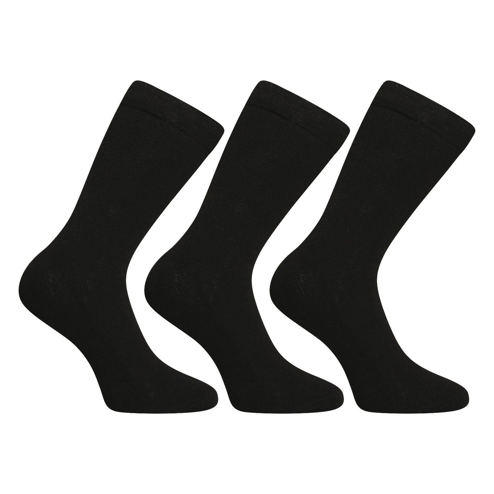 E-shop 3PACK ponožky Nedeto vysoké černé