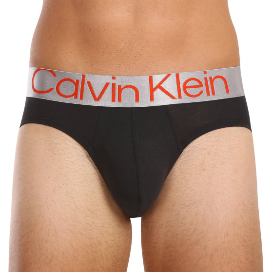 3PACK pánské slipy Calvin Klein černé (NB3129A-GTB)