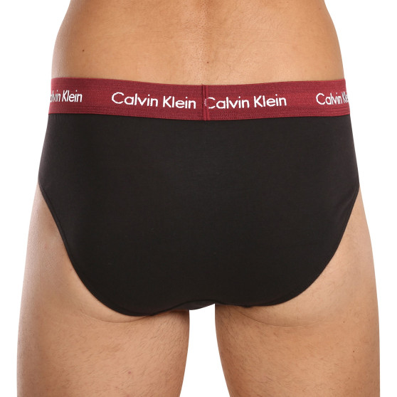 3PACK pánské slipy Calvin Klein černé (U2661G-H54)