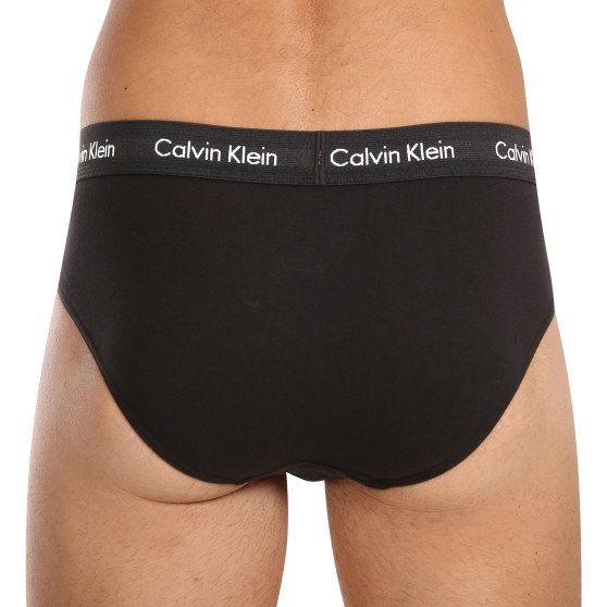3PACK pánské slipy Calvin Klein černé (U2661G-H54)