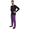 Pánské pyžamo Tommy Hilfiger s papučemi  vícebarevné v dárkovém balení (UM0UM02989 0G5)