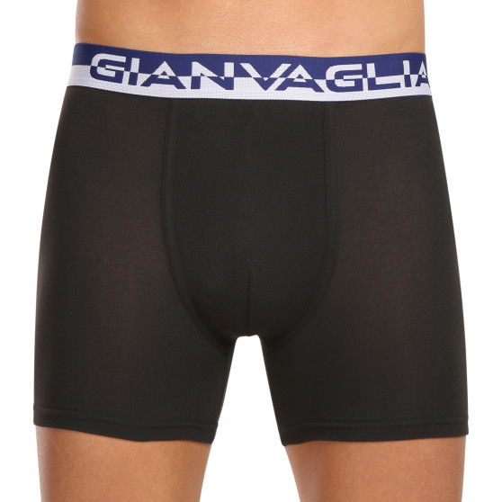 10PACK pánské boxerky Gianvaglia černé (GVG-5012)
