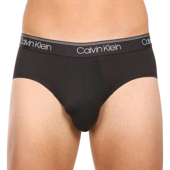3PACK pánské slipy Calvin Klein černé (NB2568A-UB1)