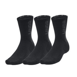 3PACK ponožky Under Armour černé (1373084 001)
