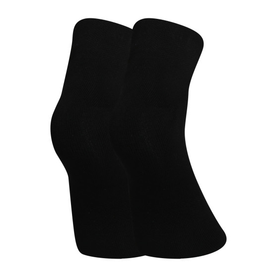 7PACK ponožky Nedeto kotníkové černé (7NDTPK1001)