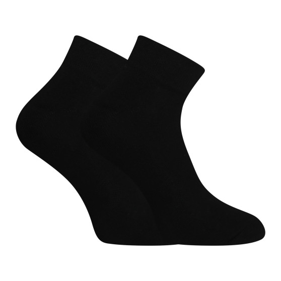 7PACK ponožky Nedeto kotníkové černé (7NDTPK1001)