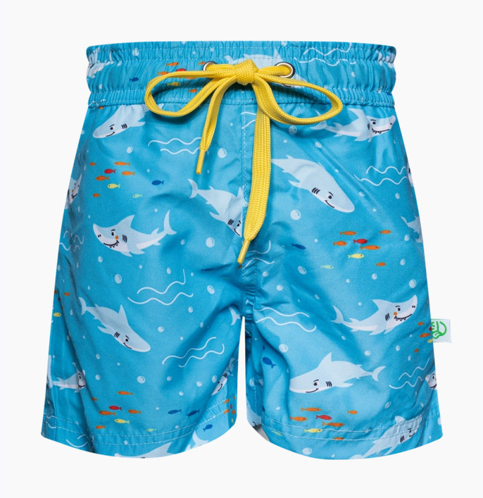 E-shop Veselé chlapecké plavky Dedoles Bílý žralok