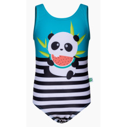 Veselé dívčí plavky Dedoles Panda (D-K-SCL-S-OPS-C-1260)