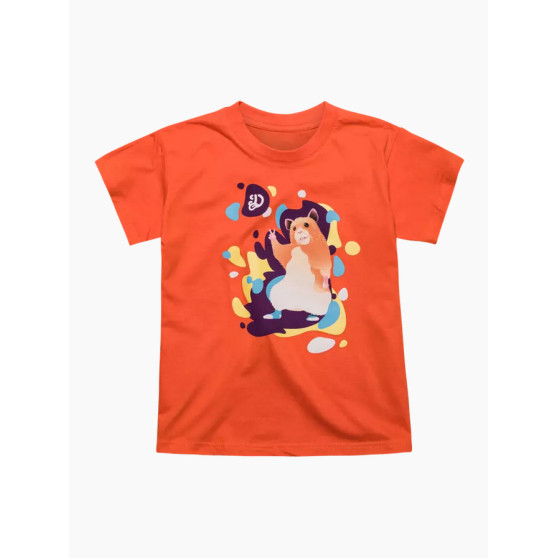 Veselá dětská tričko Dedoles Tančící křeček oranžové (D-K-AP-TSH-C-C-1674)