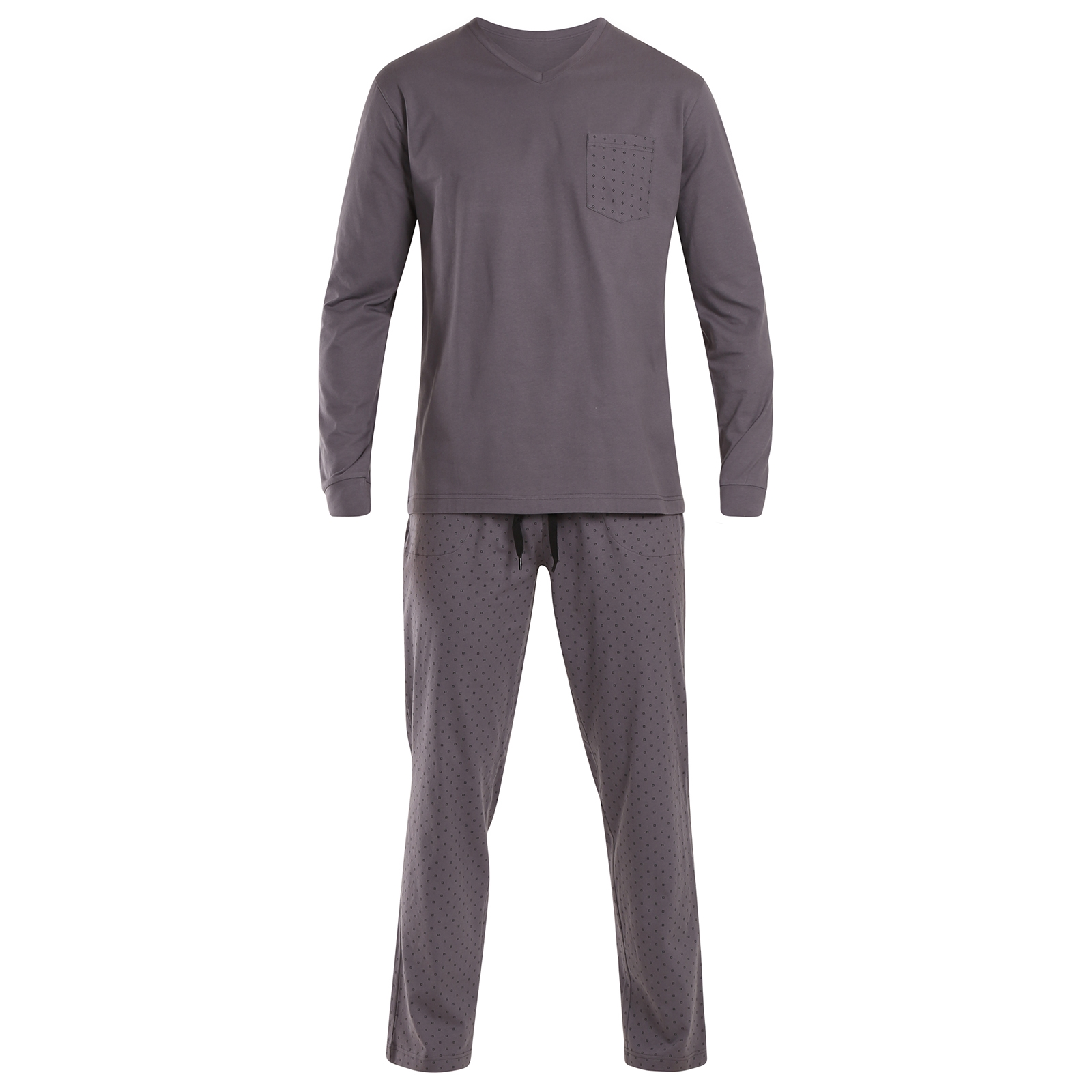 E-shop Pánské pyžamo Nedeto šedé