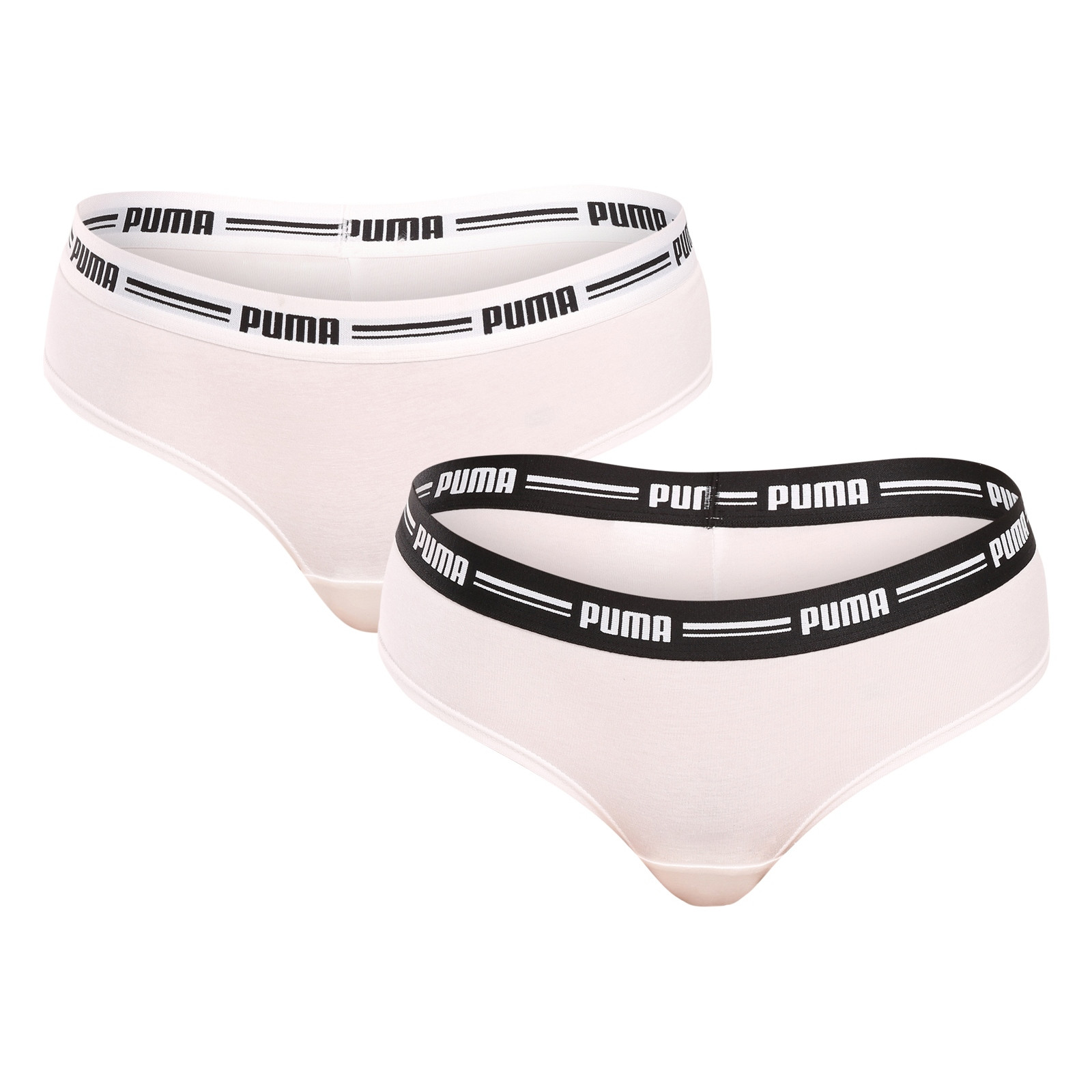 E-shop 2PACK dámské kalhotky brazilky Puma bílé