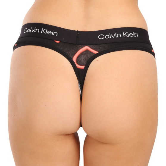 Dámská tanga Calvin Klein černá (QF7479E-H1R)