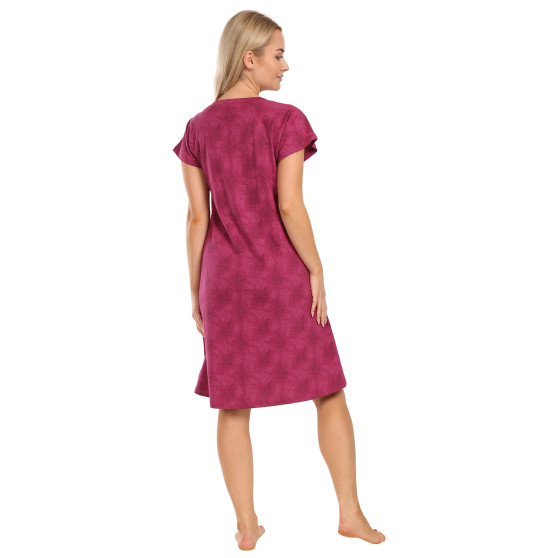 Dámská noční košile Gina růžová (19130-DEFMEF)