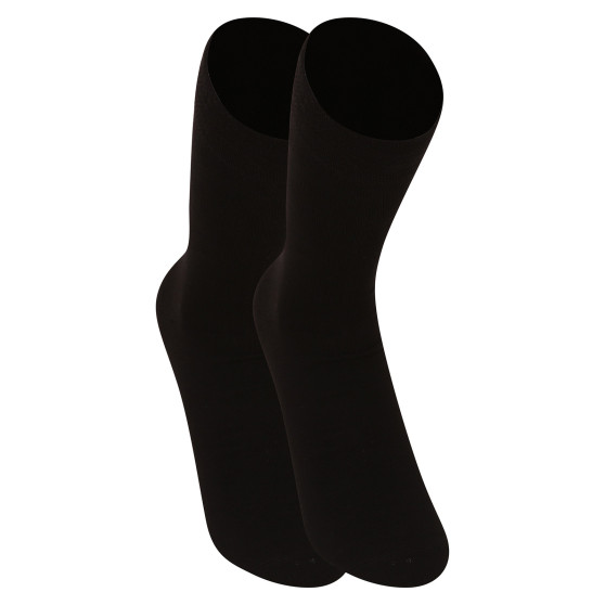 7,5PACK ponožky Nedeto vysoké bambusové černé (75NP001)