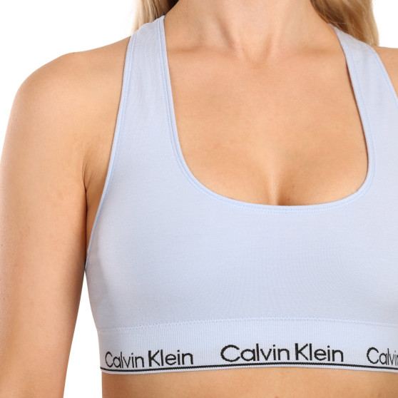 Dámská podprsenka Calvin Klein nadrozměr modrá (QF7317E-CJP)