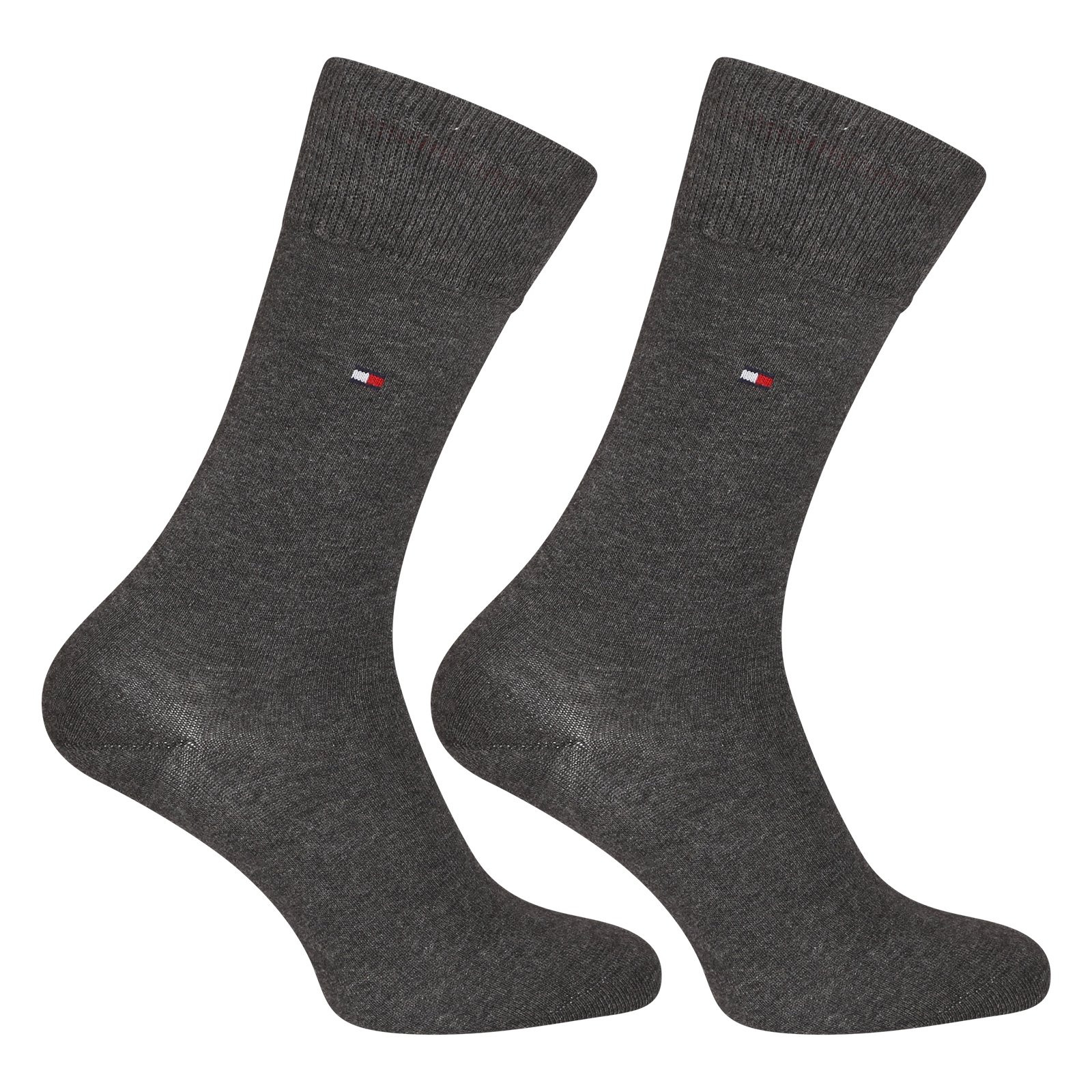 E-shop 2PACK pánské ponožky Tommy Hilfiger vysoké šedé