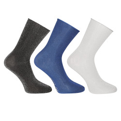 3PACK dámské ponožky Tommy Hilfiger vysoké vícebarevné (701226102 001)