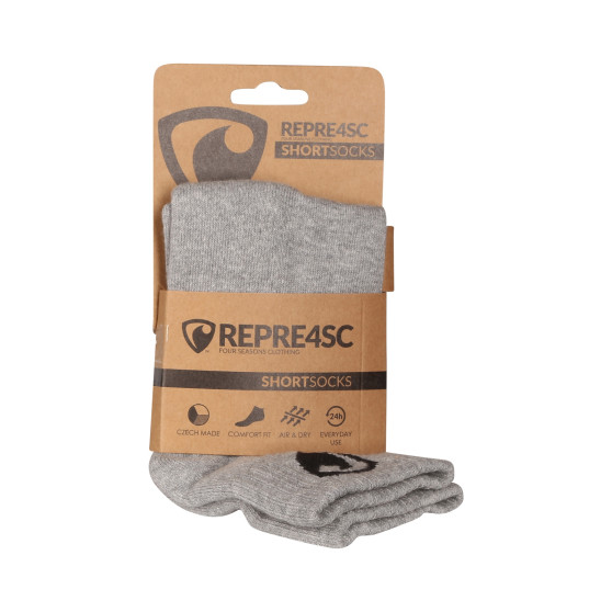 Ponožky Represent kotníkové šedé (R3A-SOC-0203)