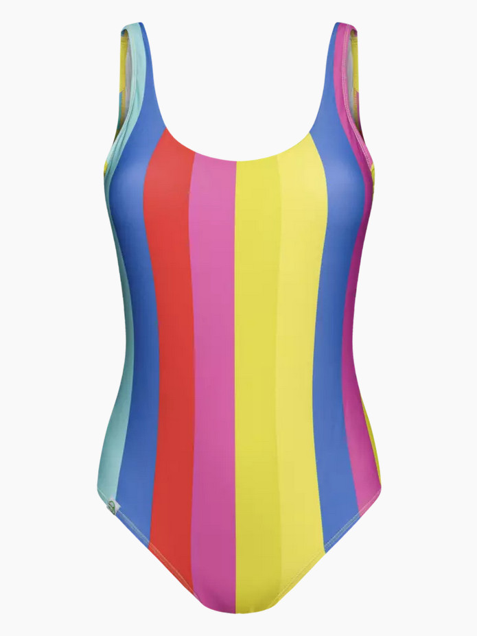 E-shop Veselé dámské jednodílné plavky Dedoles Letní pásky