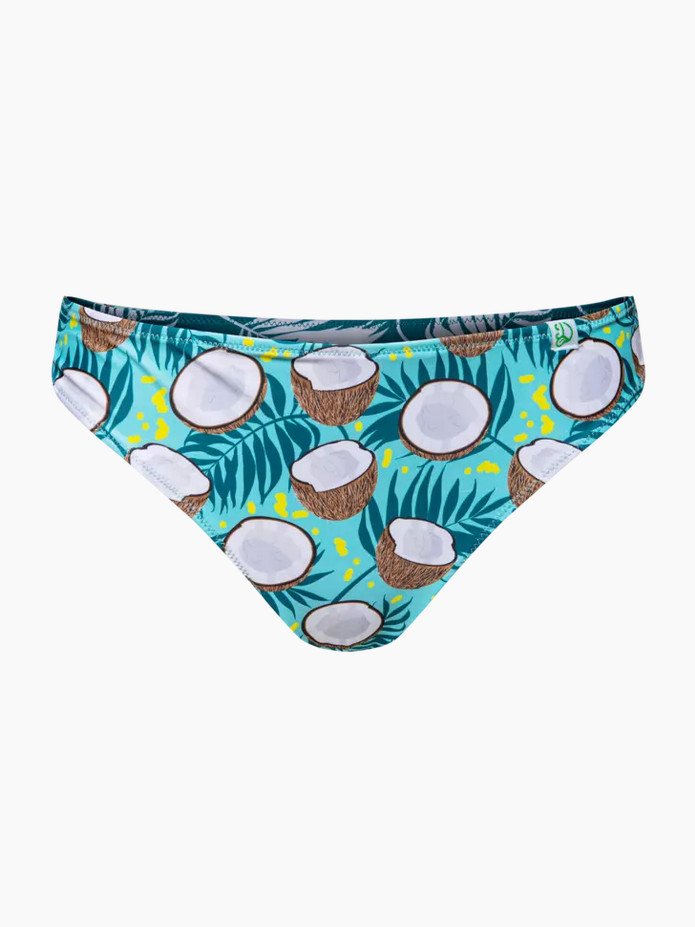 E-shop Veselé dámské plavkové kalhotky Dedoles Kokosový ořech