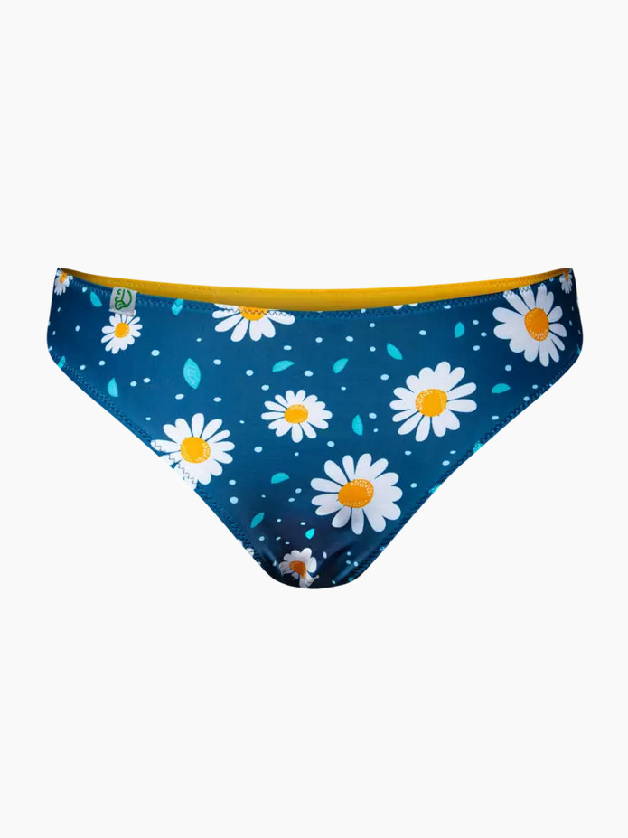 E-shop Veselé dámské plavkové kalhotky Dedoles Květ sedmikrásky