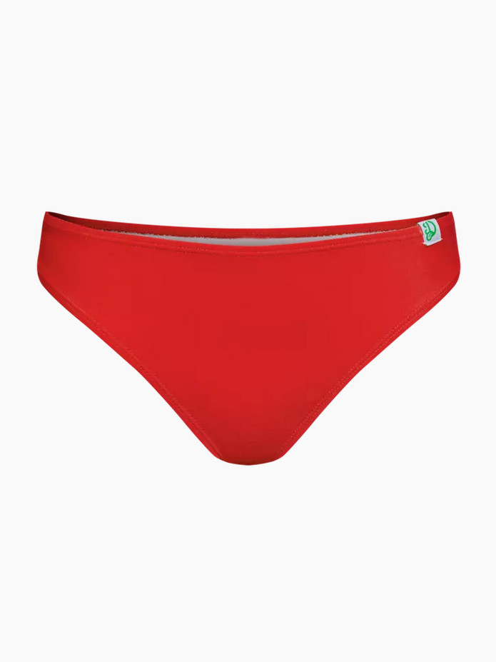 E-shop Veselé dámské plavkové kalhotky Dedoles červené