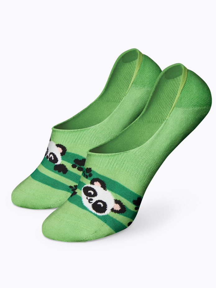 E-shop Veselé extra nízké ponožky Dedoles Pandy a pásky