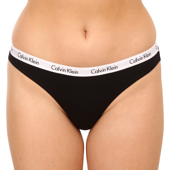 Sokolovská 3PACK dámské kalhotky Calvin Klein vícebarevné (QD3588E-999)