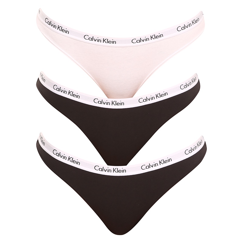 E-shop 3PACK dámské kalhotky Calvin Klein vícebarevné