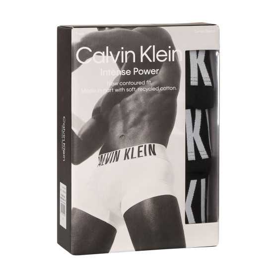 3PACK pánské boxerky Calvin Klein černé (NB3608A-UB1)