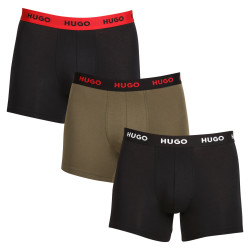 3PACK pánské boxerky Hugo Boss vícebarevné (50503079 972)