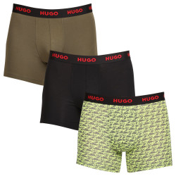 3PACK pánské boxerky Hugo Boss vícebarevné (50510192 321)