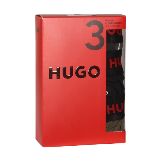 3PACK pánské trenky HUGO vícebarevné (50510216 310)
