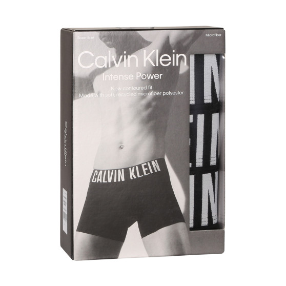 3PACK pánské boxerky Calvin Klein černé (NB3612A-UB1)