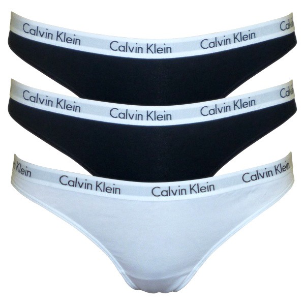 E-shop 3PACK dámská tanga Calvin Klein vícebarevná