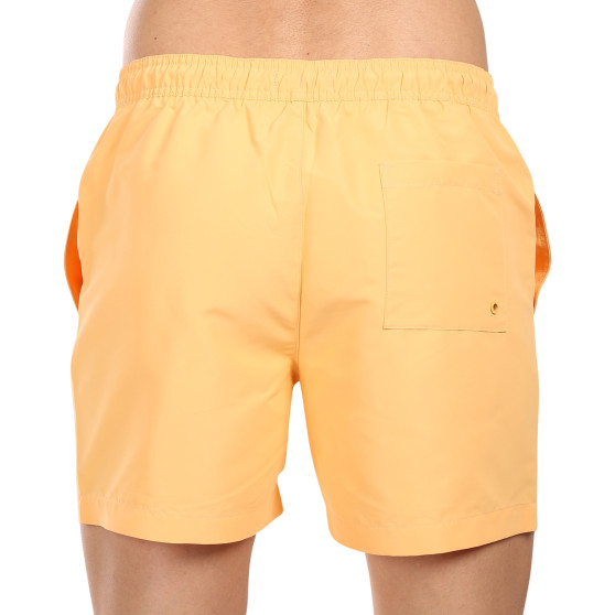 Pánské plavky Calvin Klein oranžové (KM0KM01004-SAN)