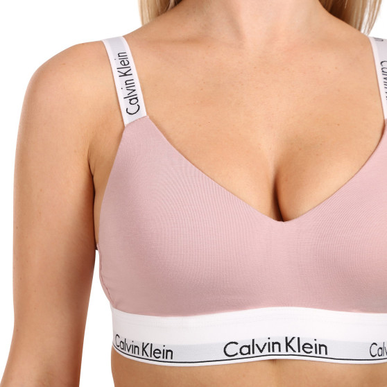 Dámská podprsenka Calvin Klein růžová (QF7059E-TQO)