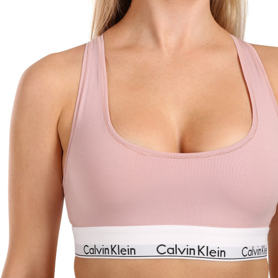 Dámská podprsenka Calvin Klein růžová (F3785E-TQO)