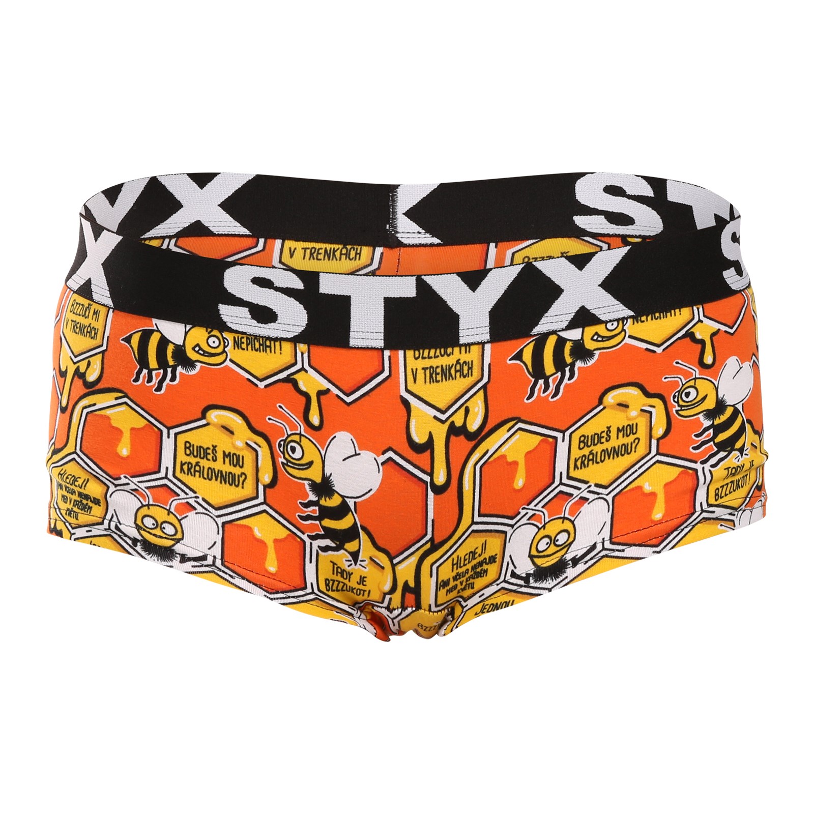 E-shop Dámské kalhotky Styx art s nohavičkou včelky